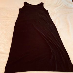 Eddie Bauer Cotton Sleeveless Maxi Dress Size L Petite